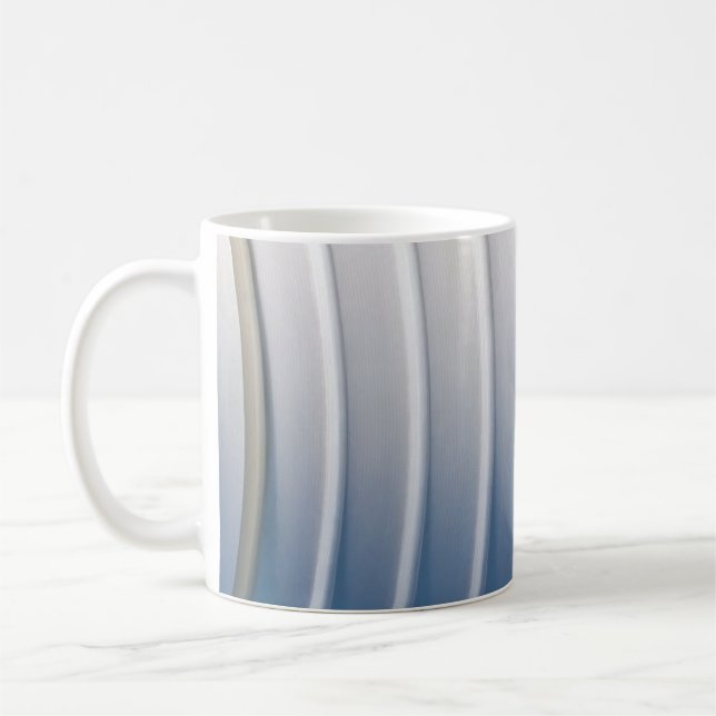Kunststoffbehälter, blau und weiß kaffeetasse (Links)
