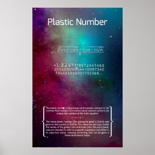 Kunststoffnummer Poster