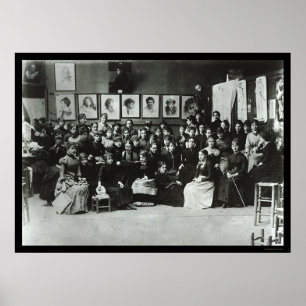 Kunststudenten an der Akademie Julian in Paris 188 Poster