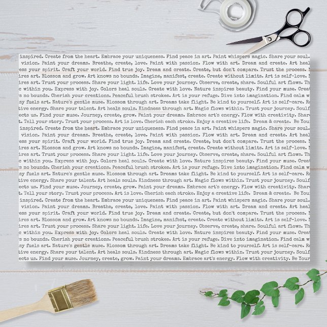 Kunsttagebuch-Bekräftigungen Seidenpapier (Von Creator hochgeladen)