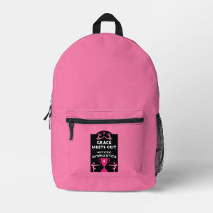 Kunstturnen für Frauen und Mädchen Bedruckter Rucksack