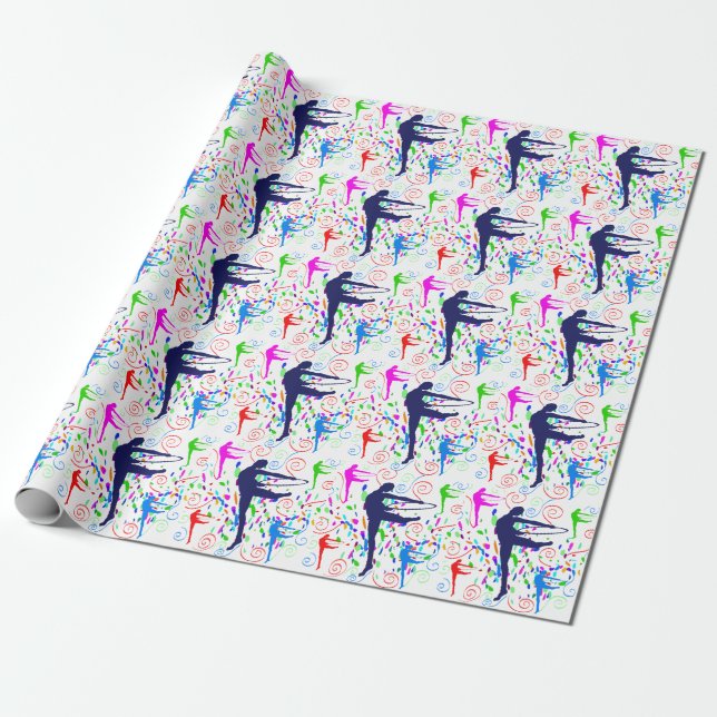 Kunstturnen Geschenkpapier (Ungerollt)