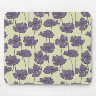 KunstVintager Blumenmusterhintergrund Mousepad