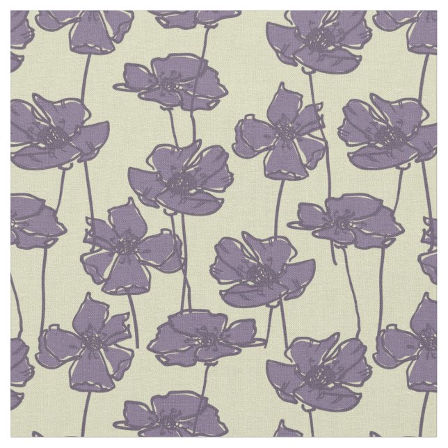 KunstVintager Blumenmusterhintergrund Stoff (Nahaufnahme)