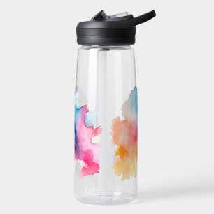 Kunstvolle abstrakte Wasserfarben-Kunst Wasserflas Trinkflasche