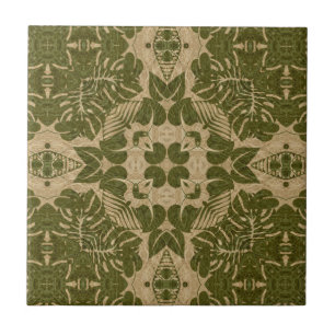 Kunstvolle Vintage-Damaskus-Muster Fliese