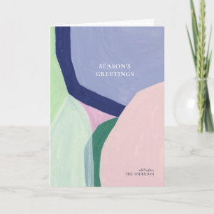 Kunstvolle Weihnachtsgrußkarte Feiertagskarte