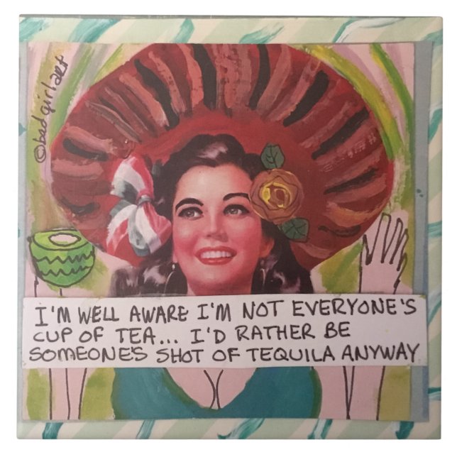 Kunstwerk Fliese (Vorderseite)