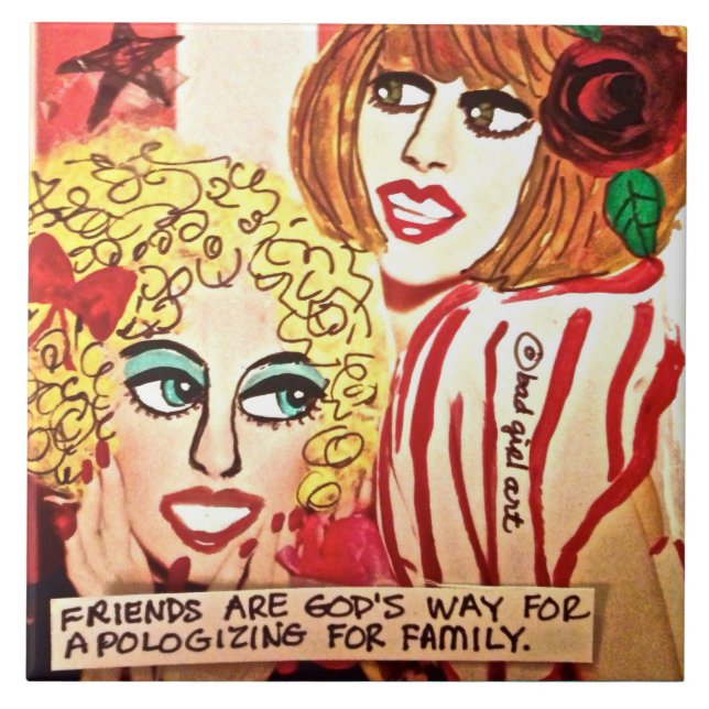 Kunstwerk Fliese (Vorderseite)