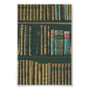 Kunstwerk für Bibliotheksliebhaber Fotodruck