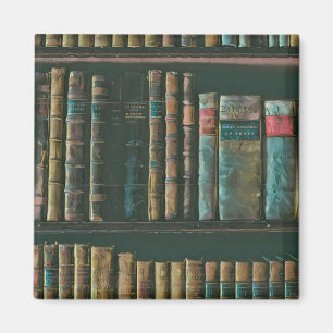 Kunstwerk für Bibliotheksliebhaber Magnet