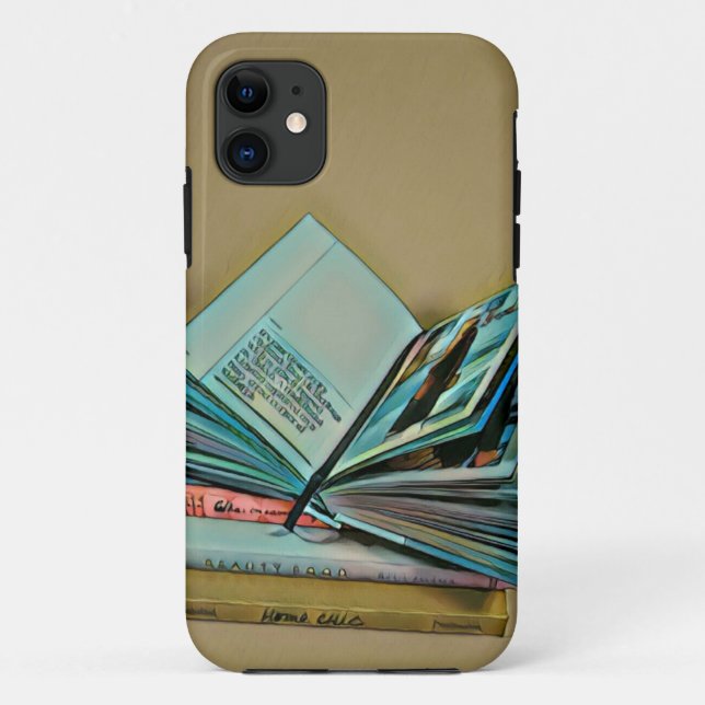 Kunstwerk für Buchliebhaber Case-Mate iPhone Hülle (Rückseite)
