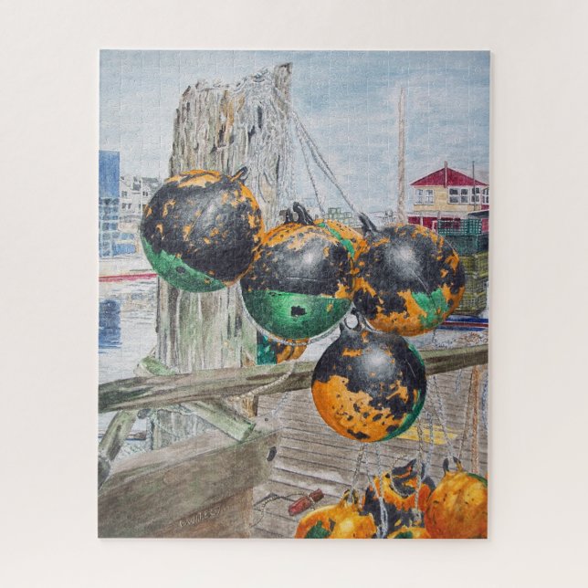 Kunstwerk für Kai-Puffer Puzzle (Vertikal)