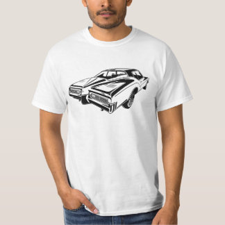 Kunstwerk Illustration Buick Riviera GS 1971 Rücks T-Shirt