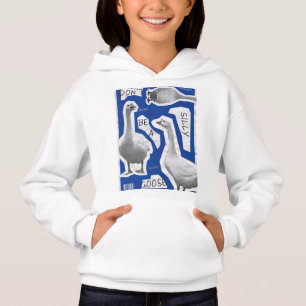 Kunstwerk Illustration sei kein Albernes Gänse Hoodie