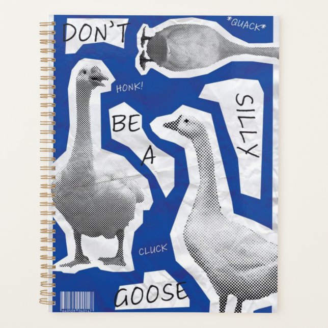 Kunstwerk Illustration sei kein Albernes Gänse Planer (Vorderseite)