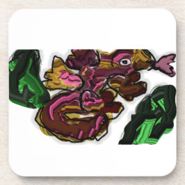 Kunstwerk Lizard Getränkeuntersetzer