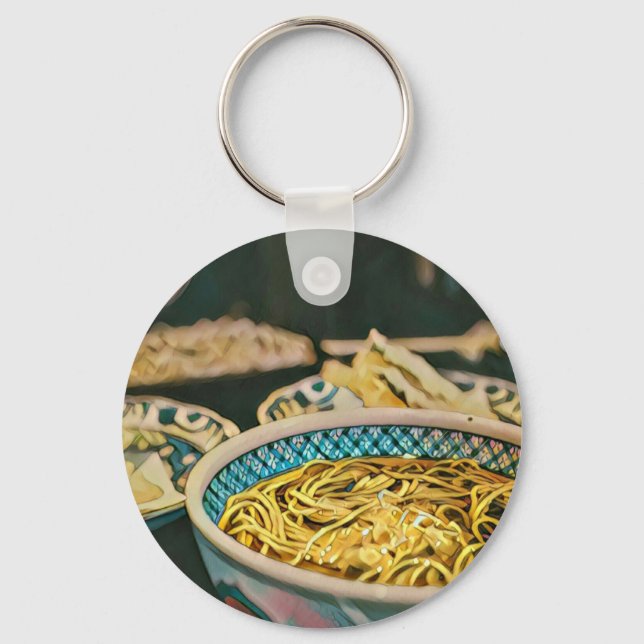 Kunstwerk Ramen lover Schlüsselanhänger (Vorderseite)