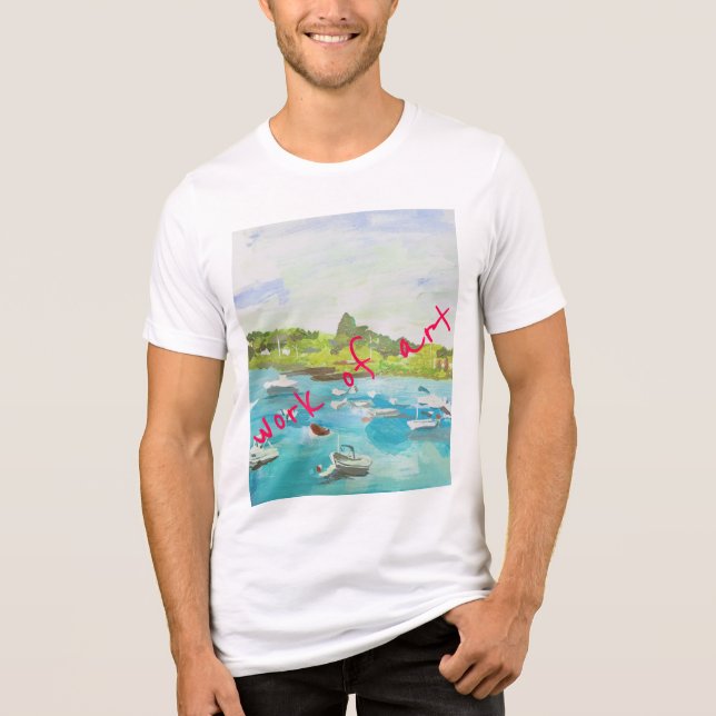 Kunstwerk Tri-Blend Shirt (Vorderseite)