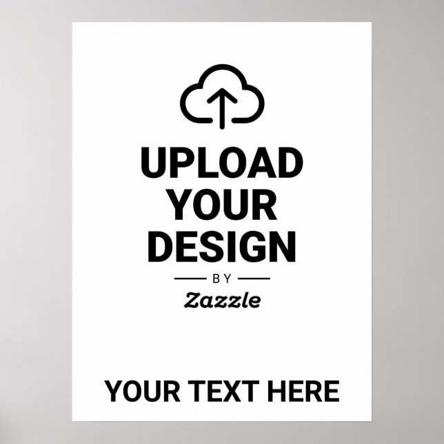 Kunstwerk- und Textdesign Poster (Vorne)