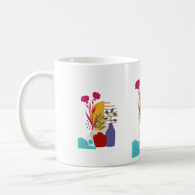 Kunstwerkdesign Kaffeetasse (Links)