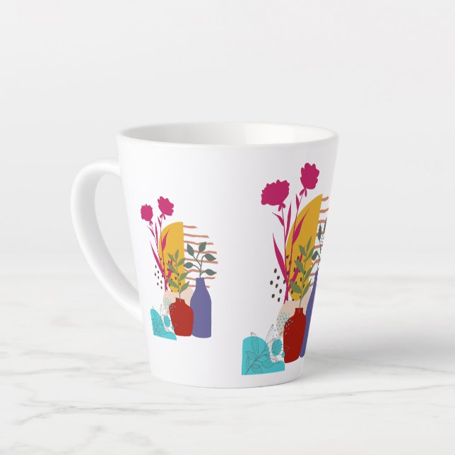 Kunstwerkdesign Milchtasse (Linke Ecke)