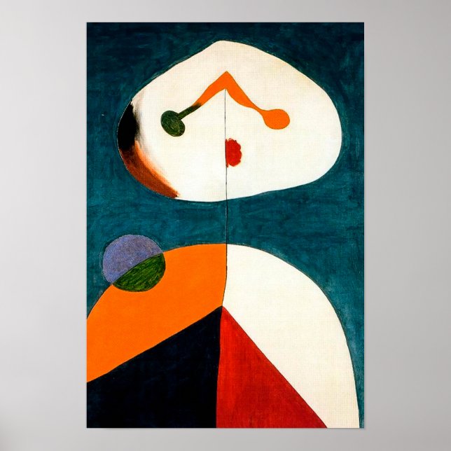 Kunstwerke, abstrakte Kunst Poster (Vorne)