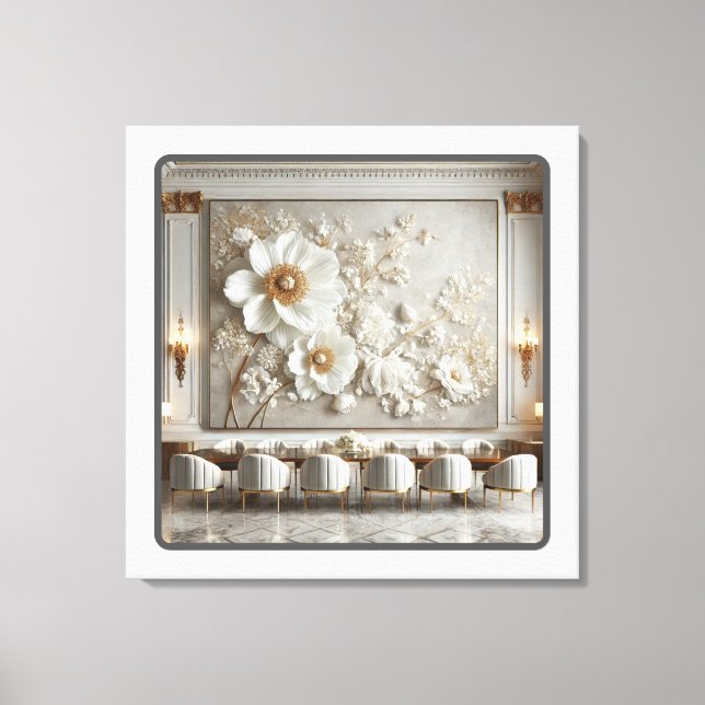 Kunstwerke für moderne Eleganz Leinwanddruck (Vorderseite)