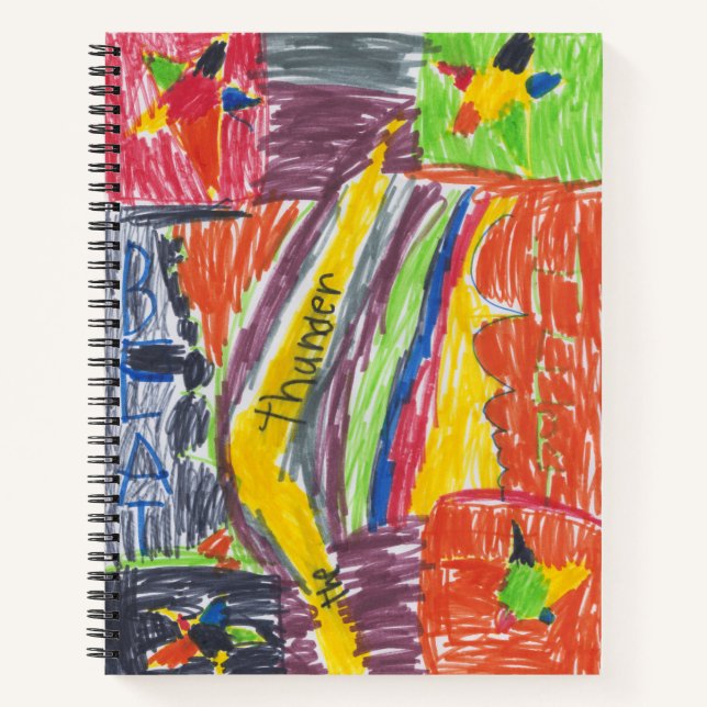 Kunstwerke oder Fotos als Andenken für Kinder Notizbuch (Vorderseite)