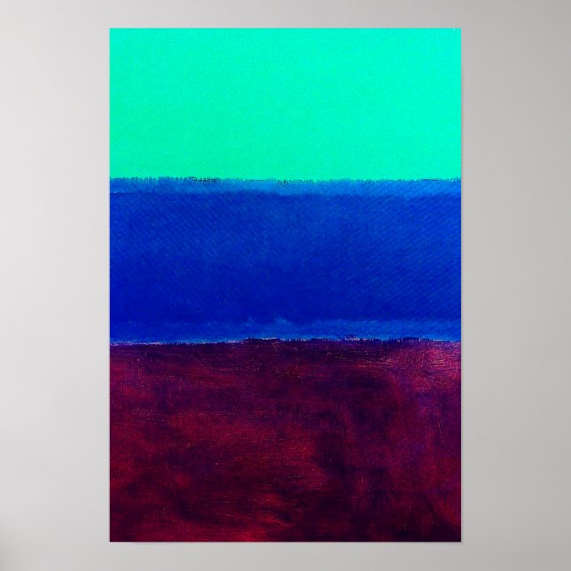 Kunstwerke von Rothko abstrakt Poster (Vorne)