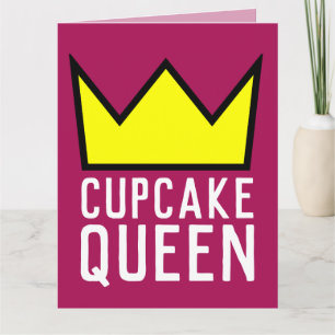 KUPCAKE QUEEN GEBURTSTAG, GEEIGNET FÜR FRAMING CAR KARTE