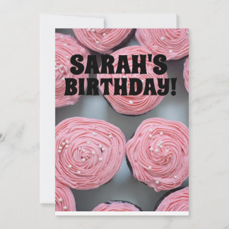 KUPCAKES GEBURTSTAGSPARTEI! EINLADUNGEN