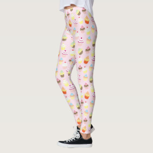 KUPCAKES PINK PATTERN LEGGINGS