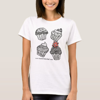 Kupcakes sind kleine Kuchen mit gutem Karma T-Shirt
