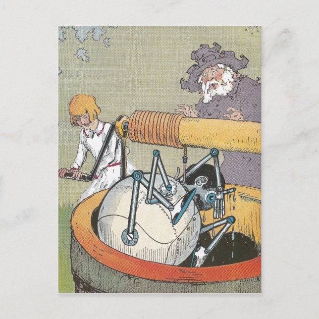 Kupfer aus Brunnen gerettet Postkarte (Vorderseite)