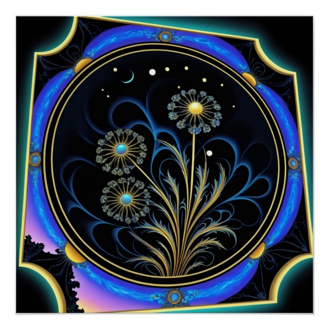 Kupfer-Blume Poster (Vorderseite)