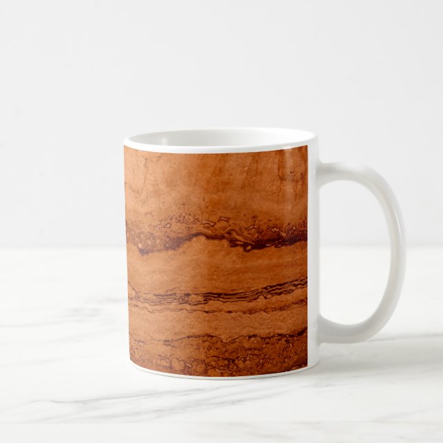 Kupfer Canyon Granit, bernsteinfarbenes Gold Sedon Kaffeetasse (Rechts)