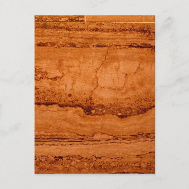 Kupfer Canyon Granit, bernsteinfarbenes Gold Sedon Postkarte (Vorderseite)