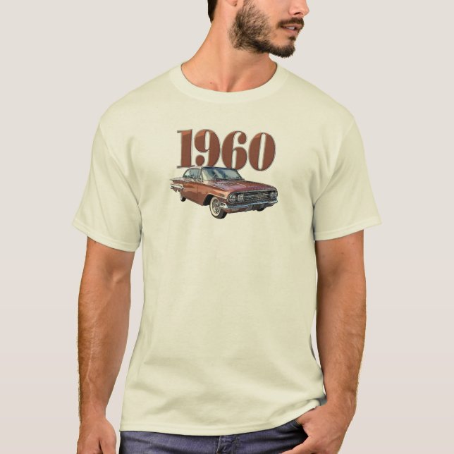 Kupfer Chevy Impala 1960 T-Shirt (Vorderseite)