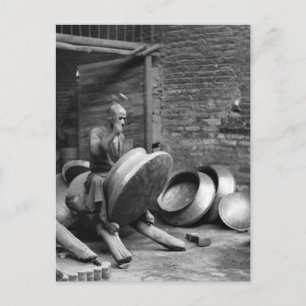 Kupfer Craft, Irak, 1930er Postkarte