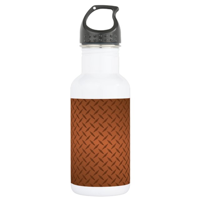 Kupfer-Diamantplatte Aussehen Muster Trinkflasche (Vorderseite)