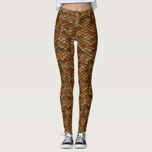 Kupfer Dragon Scales Leggings
