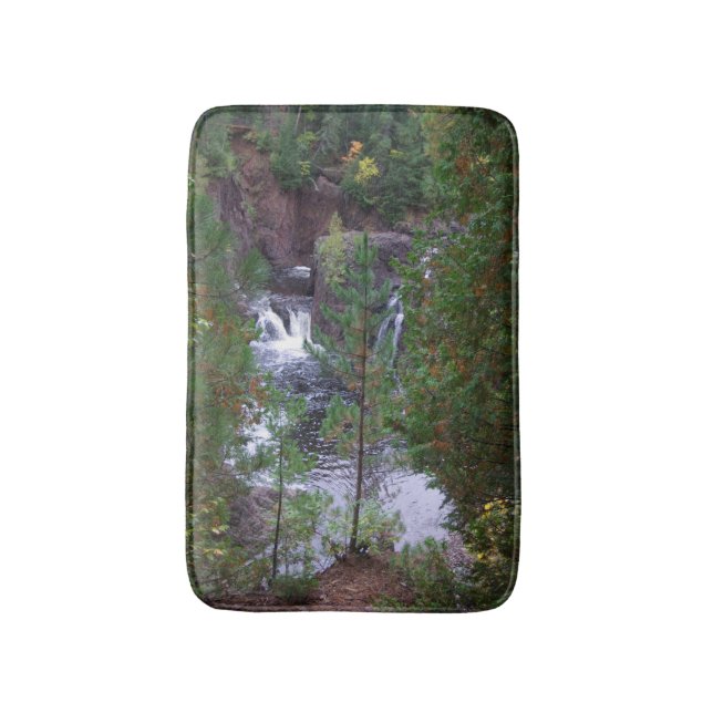 Kupfer Falls Bathmat Badematte (Vorderseite Vertikal)