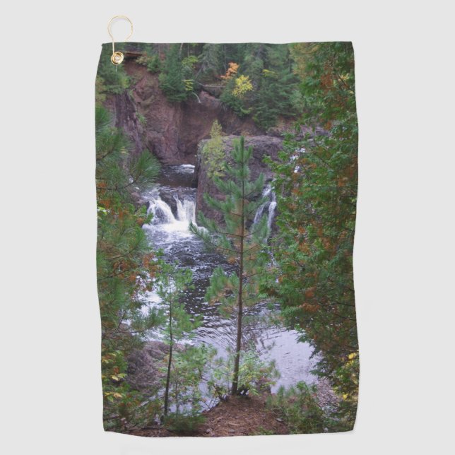 Kupfer Falls Golf Handtuch (Vorderseite)