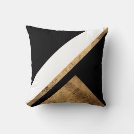 Kupfer Gold Patina Geometric Chic Kissen