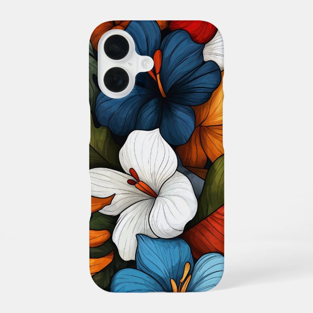 Kupfer Grove iPhone 16 Hülle (Rückseite)