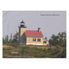 Kupfer Hafen Lighthouse Tischtuch Tischdecke
