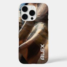 Kupfer-Kupfer-Textur - Bio Abstrakte Metallic iPhone 16 Pro Hülle