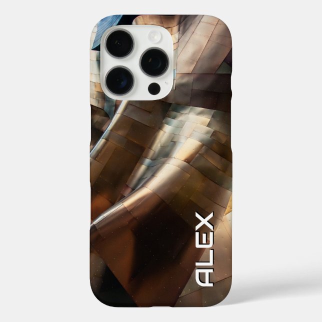 Kupfer-Kupfer-Textur - Bio Abstrakte Metallic Case-Mate iPhone Hülle (Rückseite)