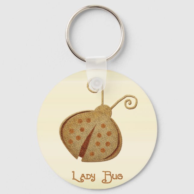 Kupfer-Ladybug Schlüsselanhänger (Vorderseite)